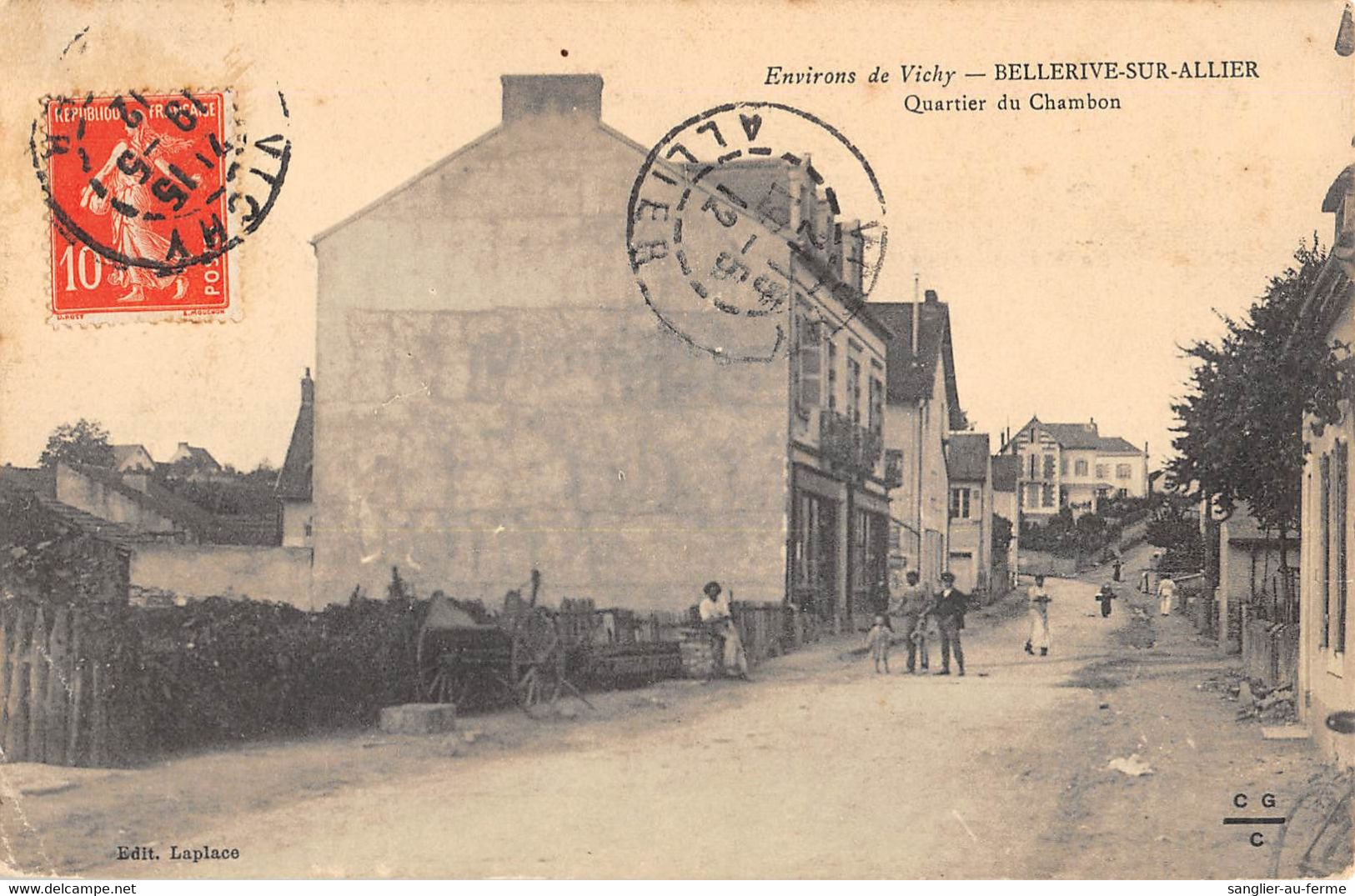 CPA 03 BELLERIVE SUR ALLIER QUARTIER DU CHAMBON - Other & Unclassified