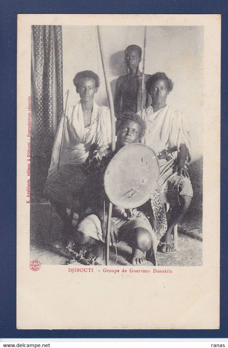 CPA Djibouti Type Ethnic Bouclier Non Circulé - Djibouti