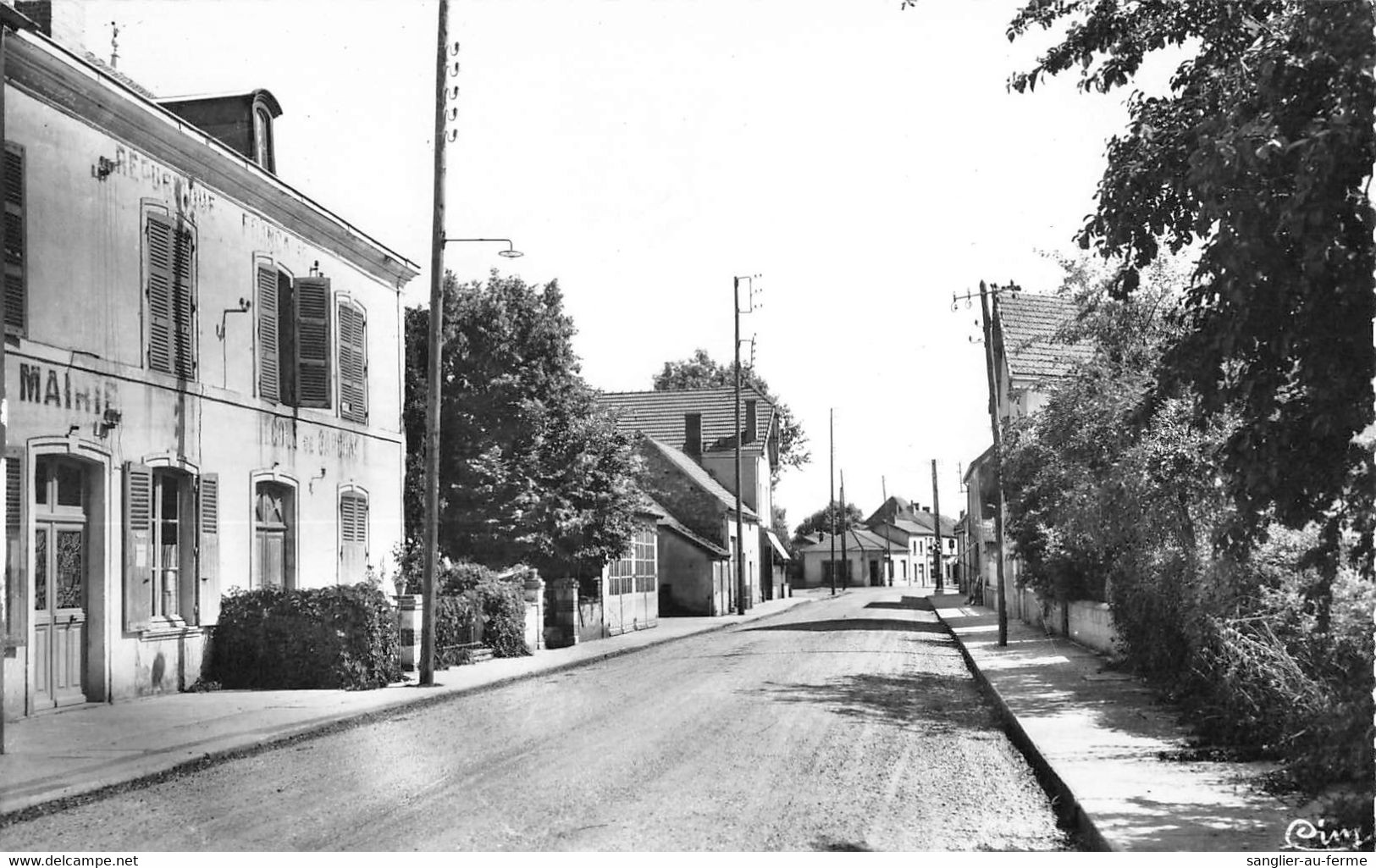 CPA 03 ETROUSSAT ROUTE DE CHANTELLE - Sonstige & Ohne Zuordnung