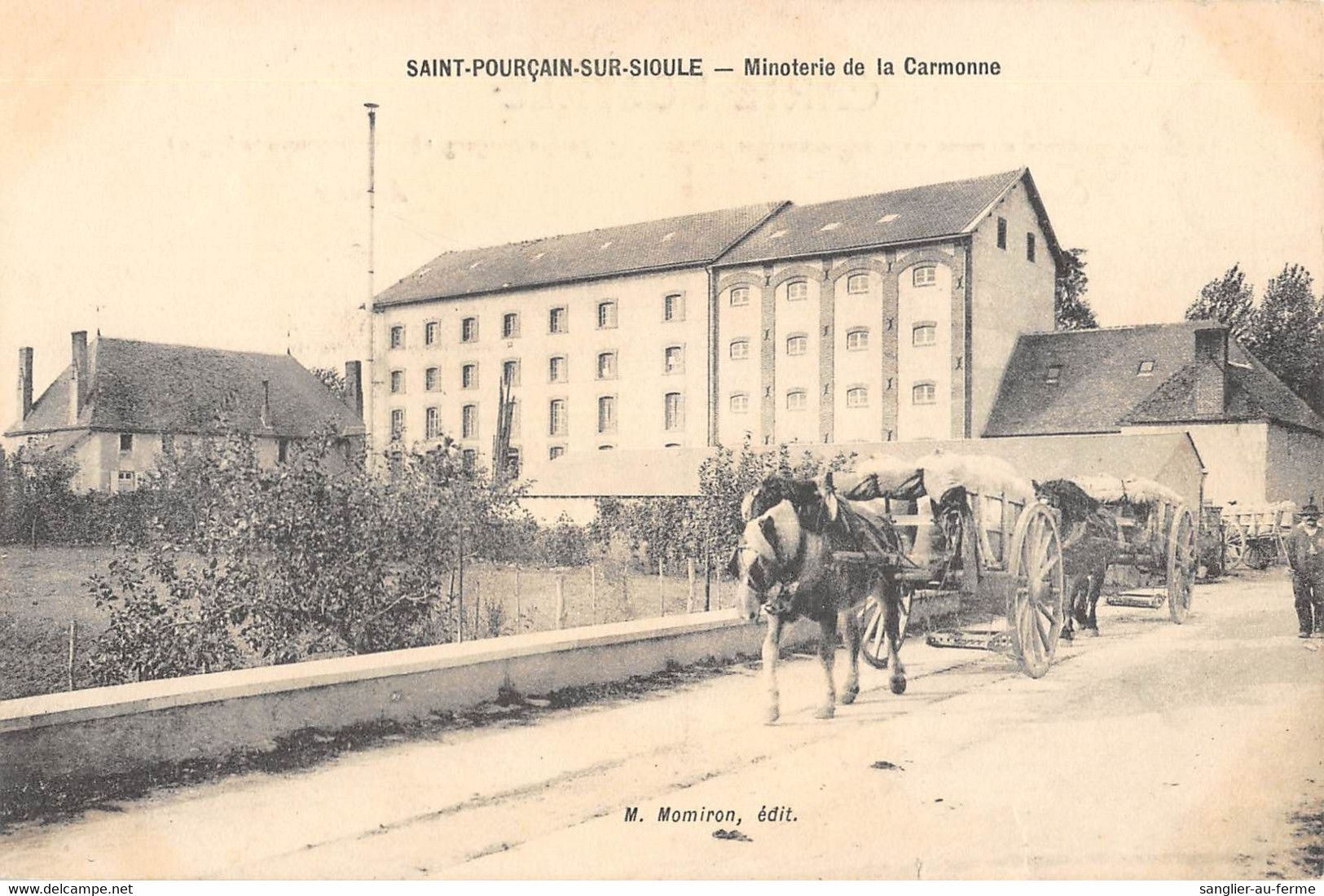 CPA 03 SAINT POURCAIN SUR SIOULE MINOTERIE DE LA GARONNE - Autres & Non Classés