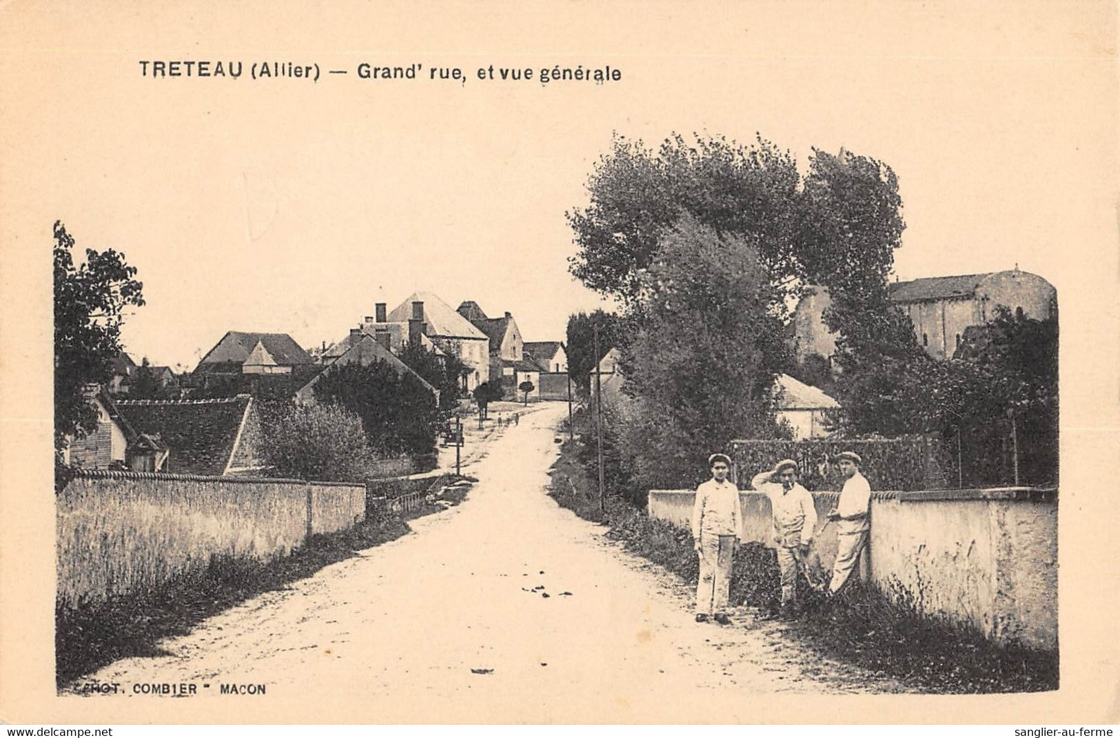 CPA 03 TRETEAU GRAND RUE - Sonstige & Ohne Zuordnung