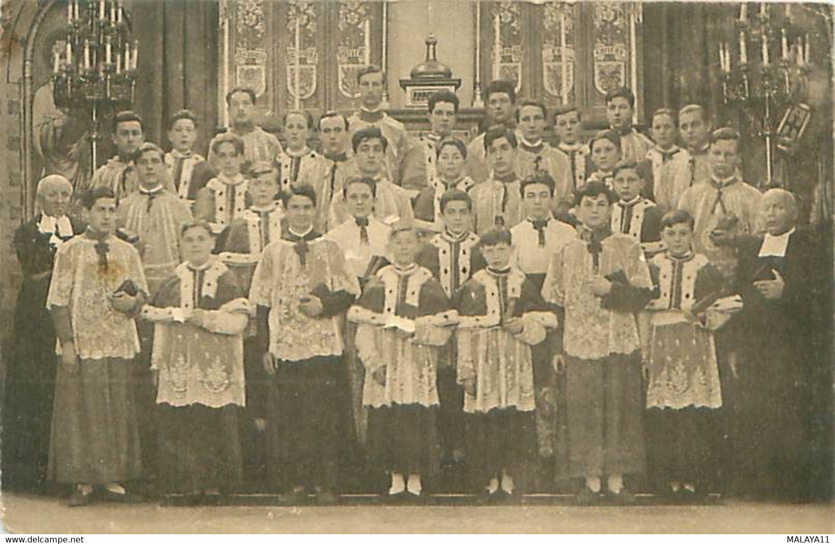 CPA - PASSY-FROYENNES - LES ENFANTS DE CHOEUR - Farciennes