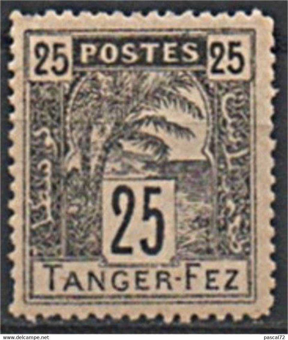 MAROC POSTES LOCALES 1892 TANGERI A FES Y&T N° 124 N** - Locals & Carriers