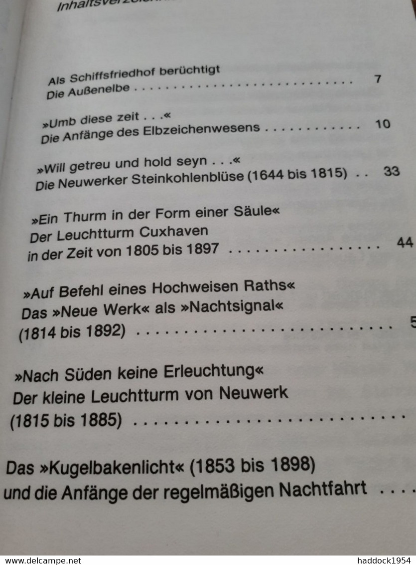 Die Leuchtfeuer Von Cuxhaven Und Neuwerk HEINZ-OLAF MULLER Koehlers 1984 - Política Contemporánea