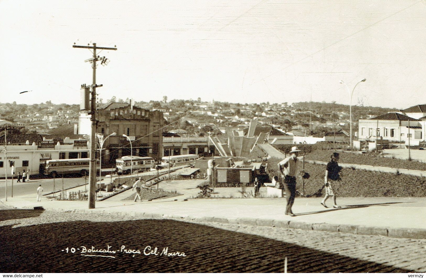 CPSM  BOTUCATU : Praça Cel Moura - São Paulo