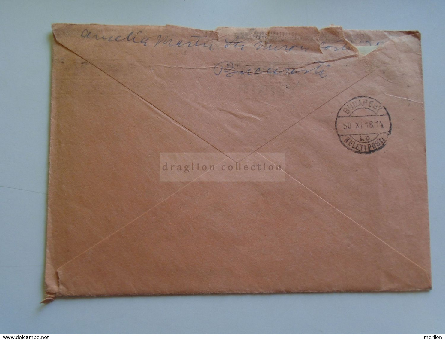 D179607  Romania  Cover  Cancel Bucuresti -1950  Sent To Budapest  Dr. Kemenes  Iván - Storia Postale
