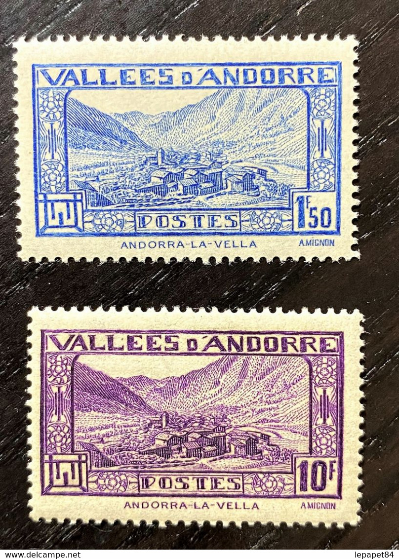 AFR162 Andorre Français N°40 Et 44 Neuf ** Parfait état - Unused Stamps