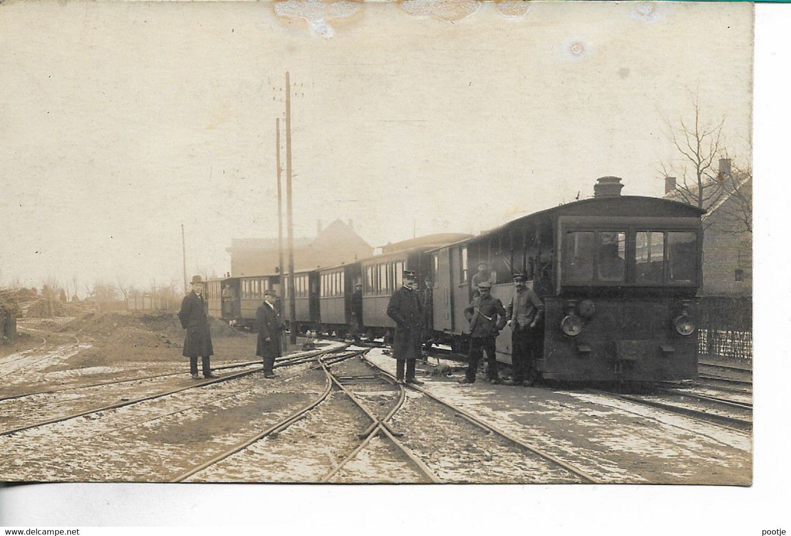 Hoogstraten Stoomtram Fotokaart - Hoogstraten