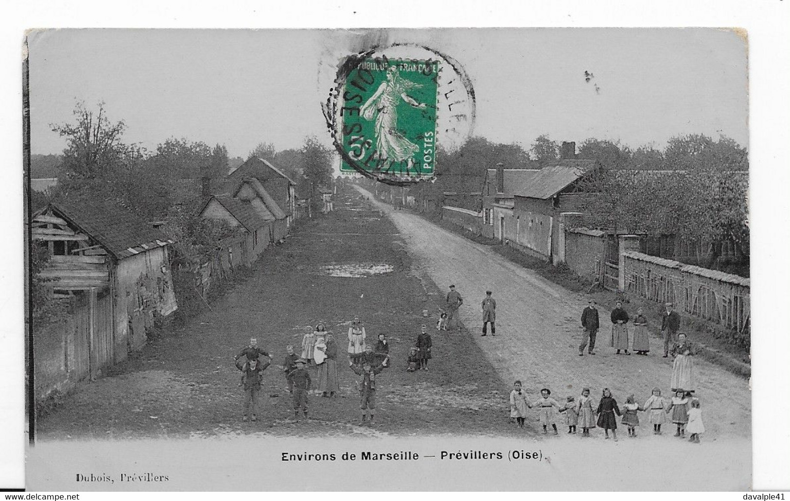 60    ENVIRONS DE MARSEILLE  PREVILLERS  ANIMEE  RUE   2 SCANS - Froissy
