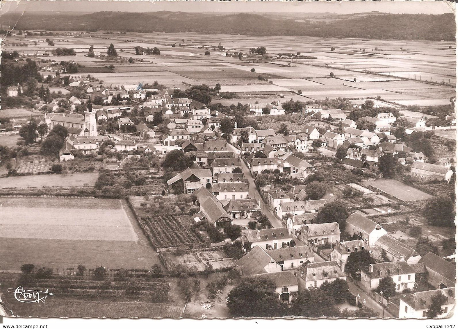 BOEIL-BEZING (64) Vue Panoramique Aérienne En 1955  CPSM GF - Other & Unclassified