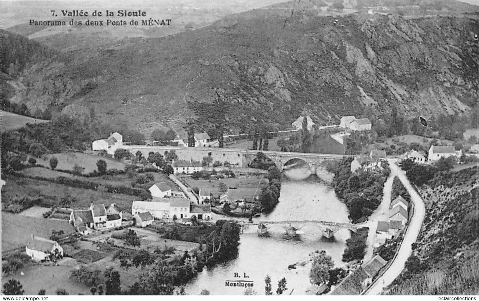 Ménat            63         Panorama Des Deux Ponts   N°7         (voir Scan) - Autres & Non Classés