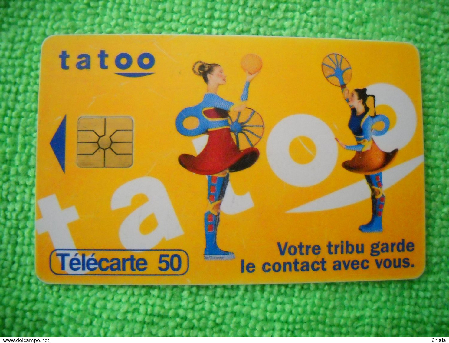 7096 Télécarte Collection TATOO Votre Tribu Garde Le Contact  Téléphone    50u  ( Recto Verso)  Carte Téléphonique - Telefoni