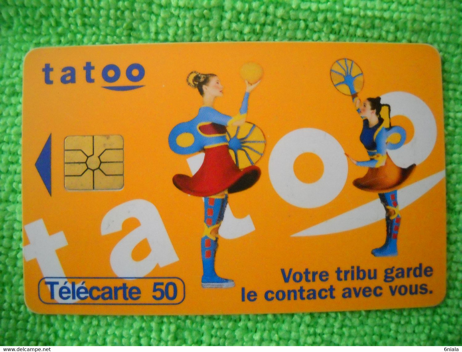 7097 Télécarte Collection TATOO Votre Tribu Garde Le Contact  Téléphone    50u  ( Recto Verso)  Carte Téléphonique - Telephones