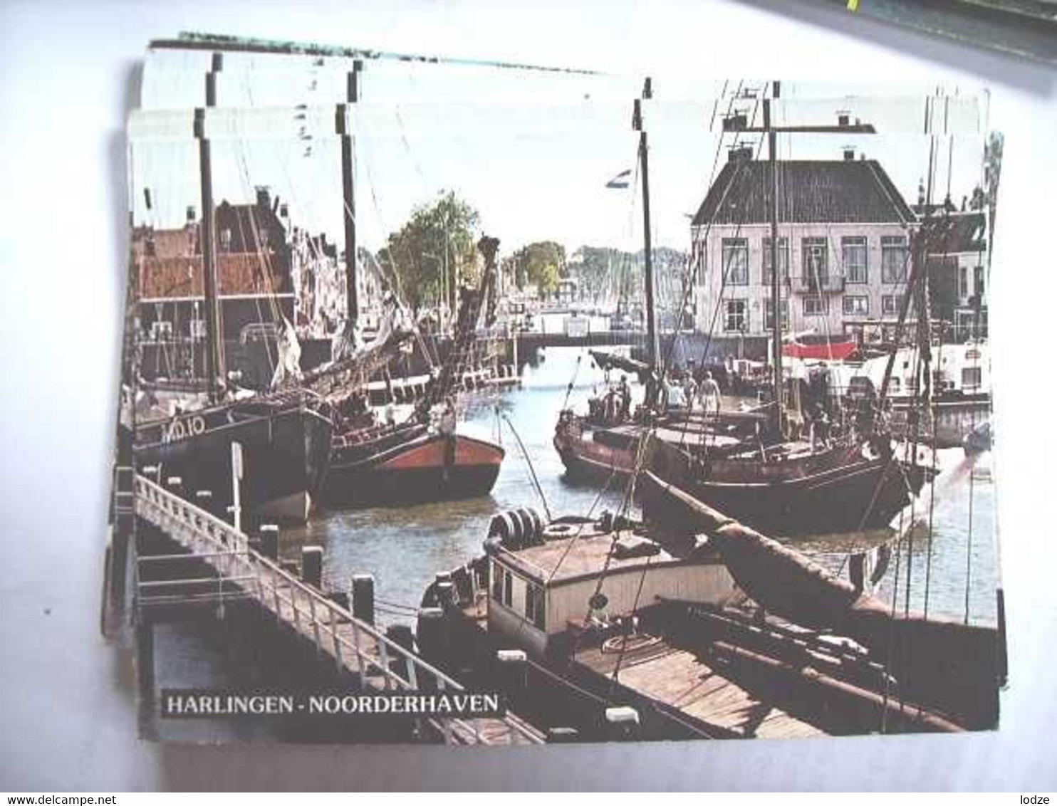 Nederland Holland Pays Bas Harlingen Met Schepen In Noorderhaven - Harlingen