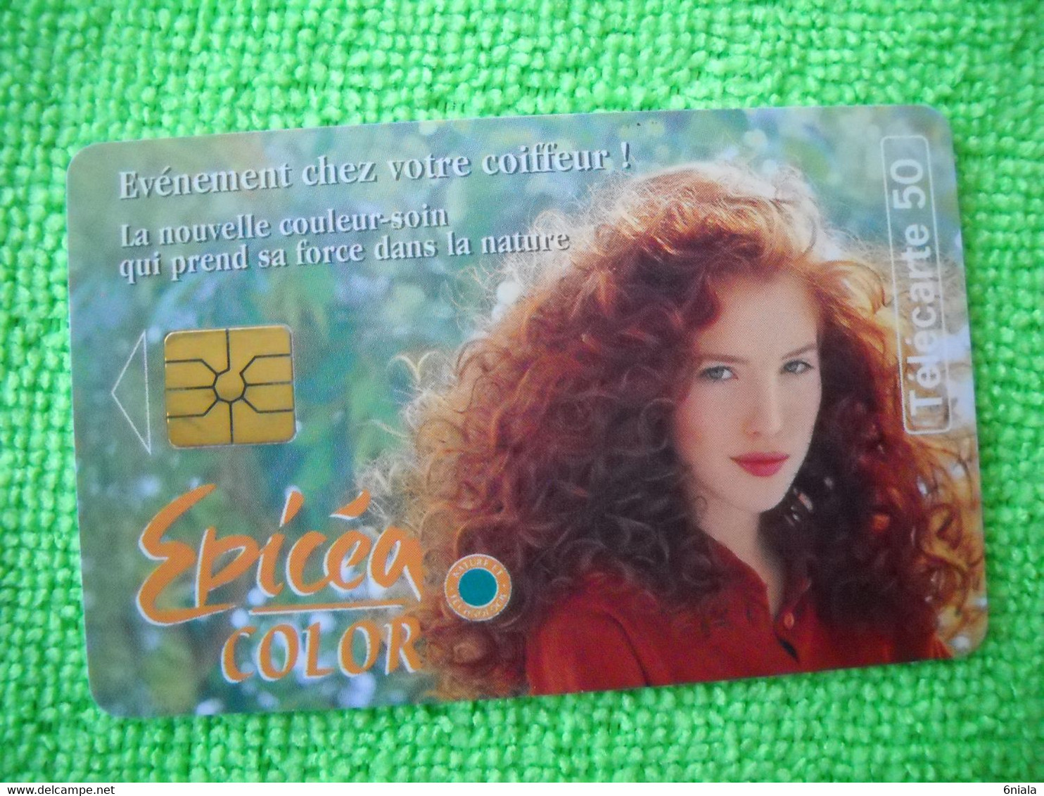 7110 Télécarte Collection EPICEA COLOR  Coloration Cheveux Shampoing     50u  ( Recto Verso)  Carte Téléphonique - Publicité