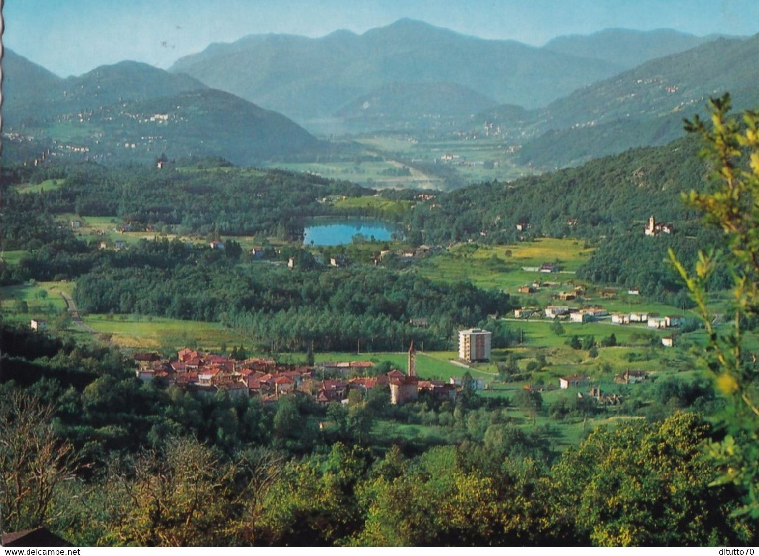 Ponte Capriasca - Lago D'origlio - Formato Grande Viaggiata – E 17 - Capriasca