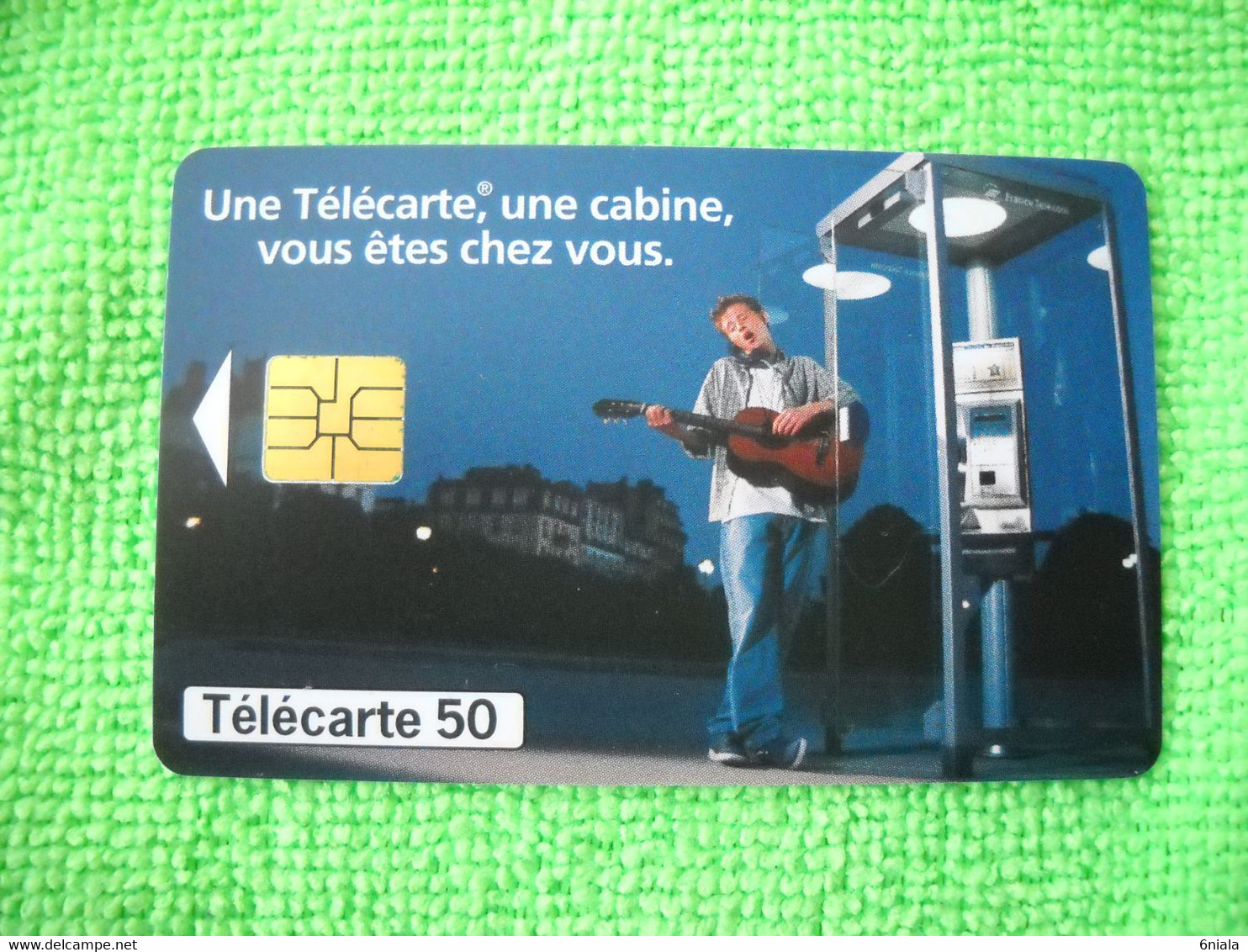 7113 Télécarte Collection CABINE Téléphone  France Télécom  Guitare    50u  ( Recto Verso)  Carte Téléphonique - Telefoni