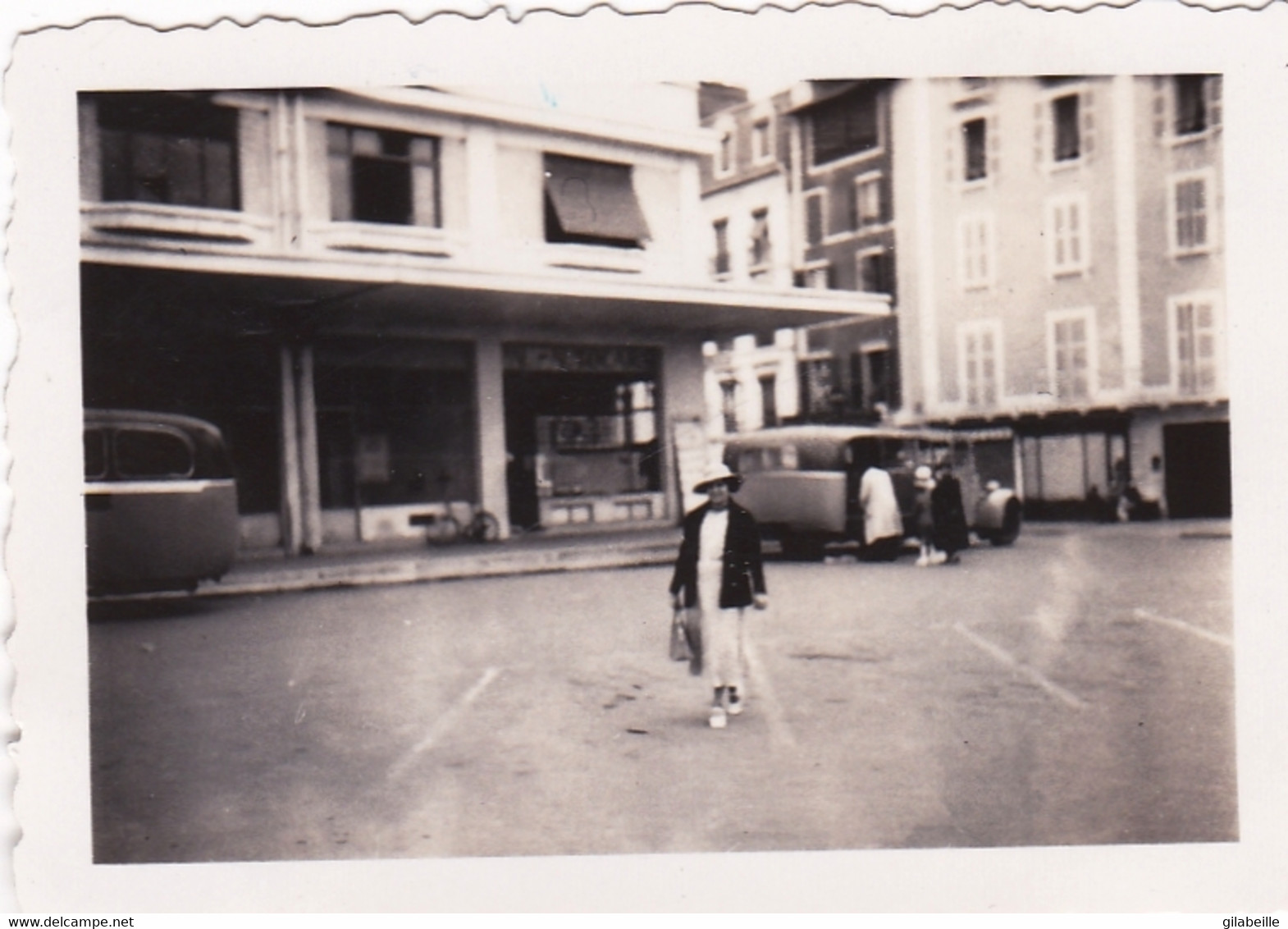 Photo 6.5 Cm X4.5 Cm - PAU - Place Georges Clemenceau  - Aout 1934 - Lieux