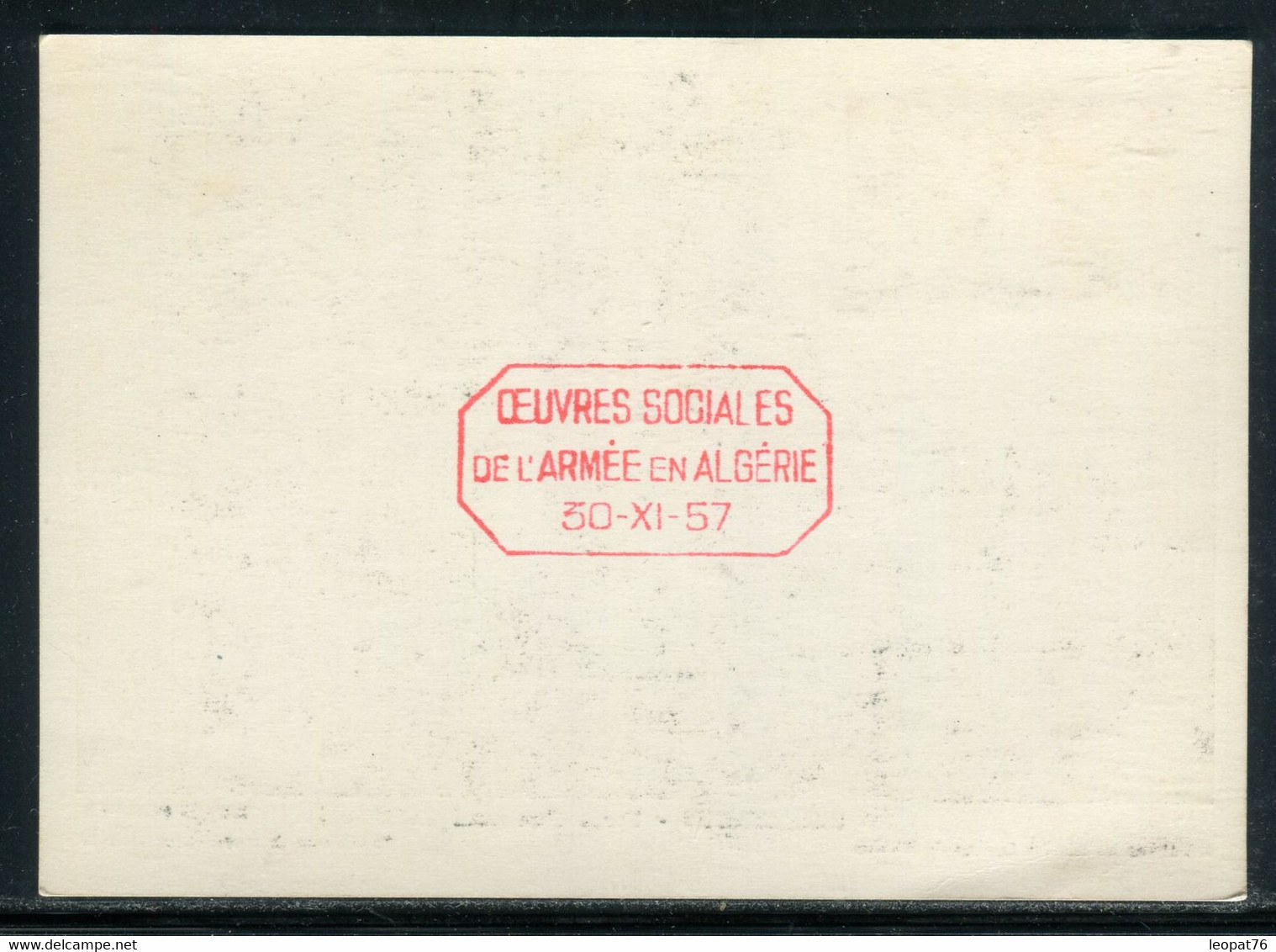 Algérie - Carte Maximum En 1957 - Bord D'un Oued - M 127 - Maximumkarten