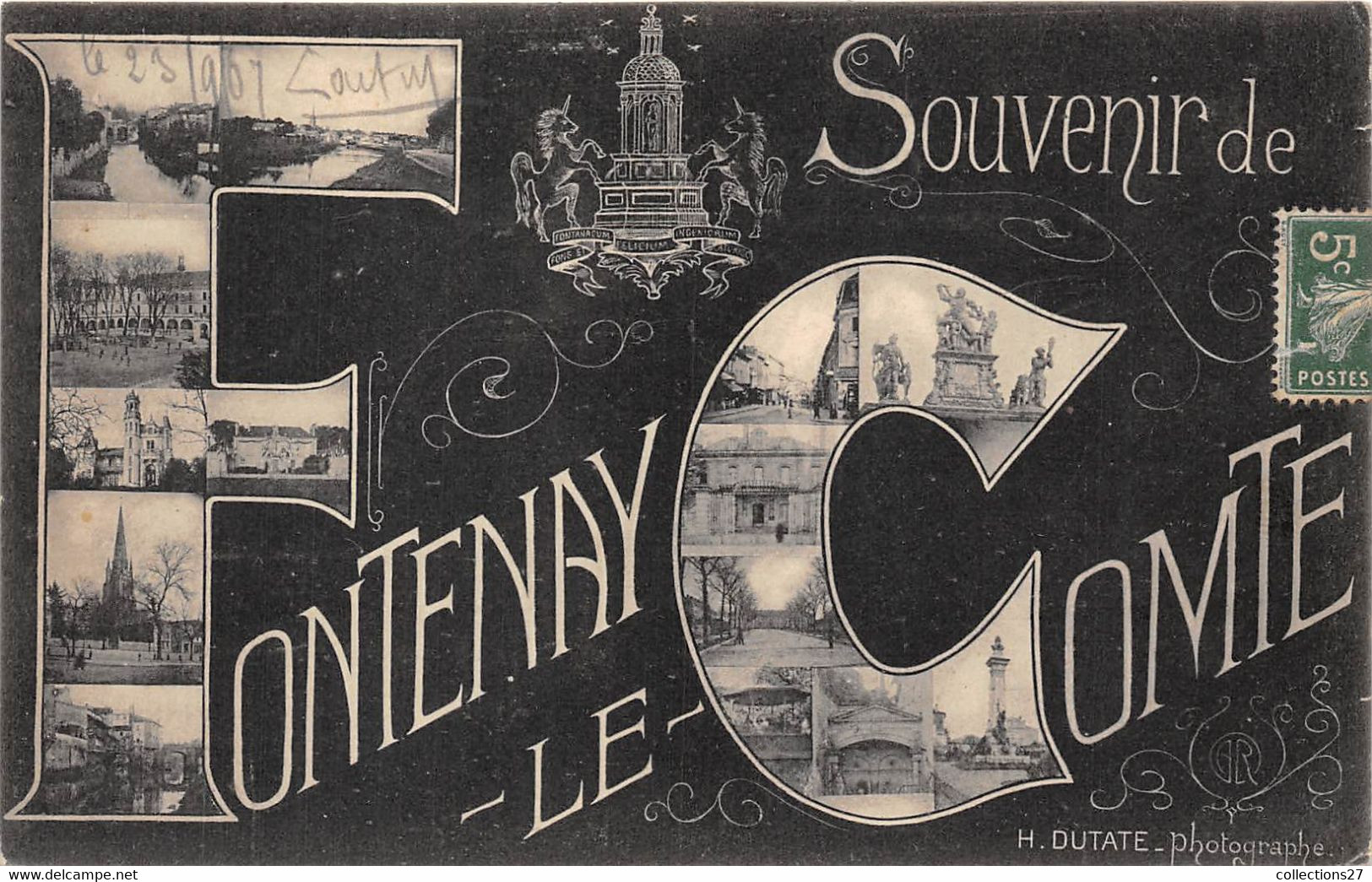 85-FONTENAY-LE-COMTE- SOUVENIR MULTIVUES - Fontenay Le Comte