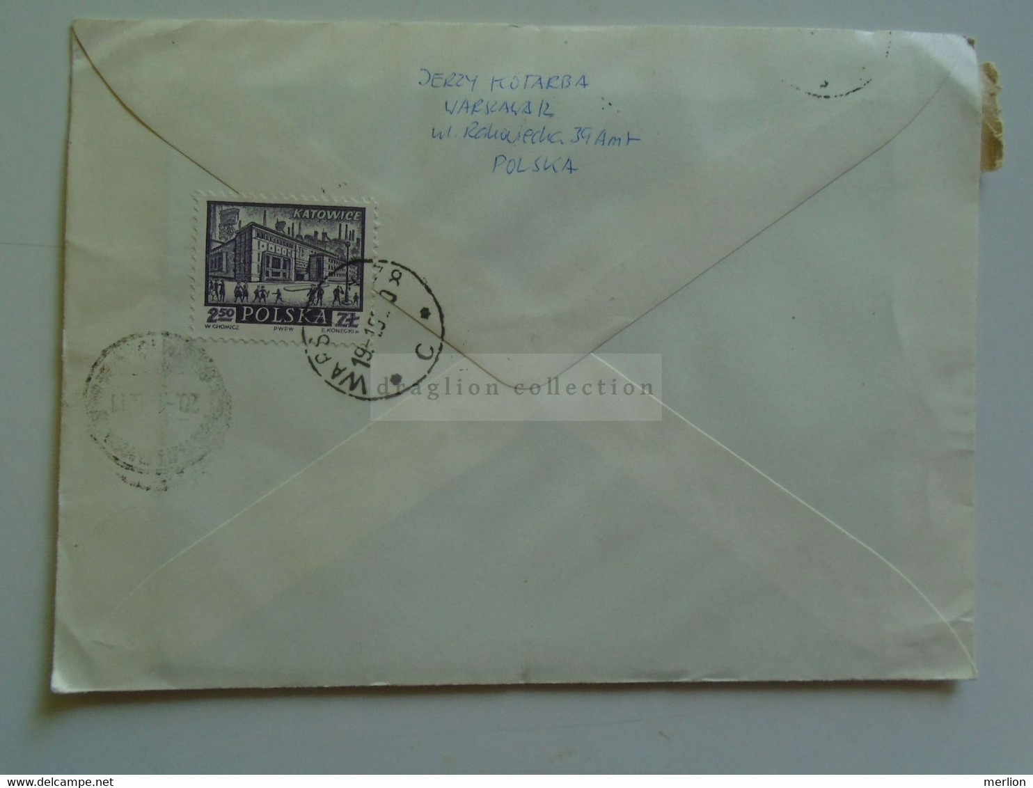 D179631 POLSKA  Poland - FDC Registered Cover 1964-  Cancel 1965 Warszawa  Sent To Hungary  -  Dzien Znaczka - Covers & Documents