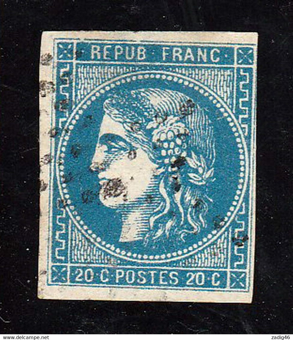 FRANCE - CERES - N° 46 B - OBLITERE - 1870 Emissione Di Bordeaux