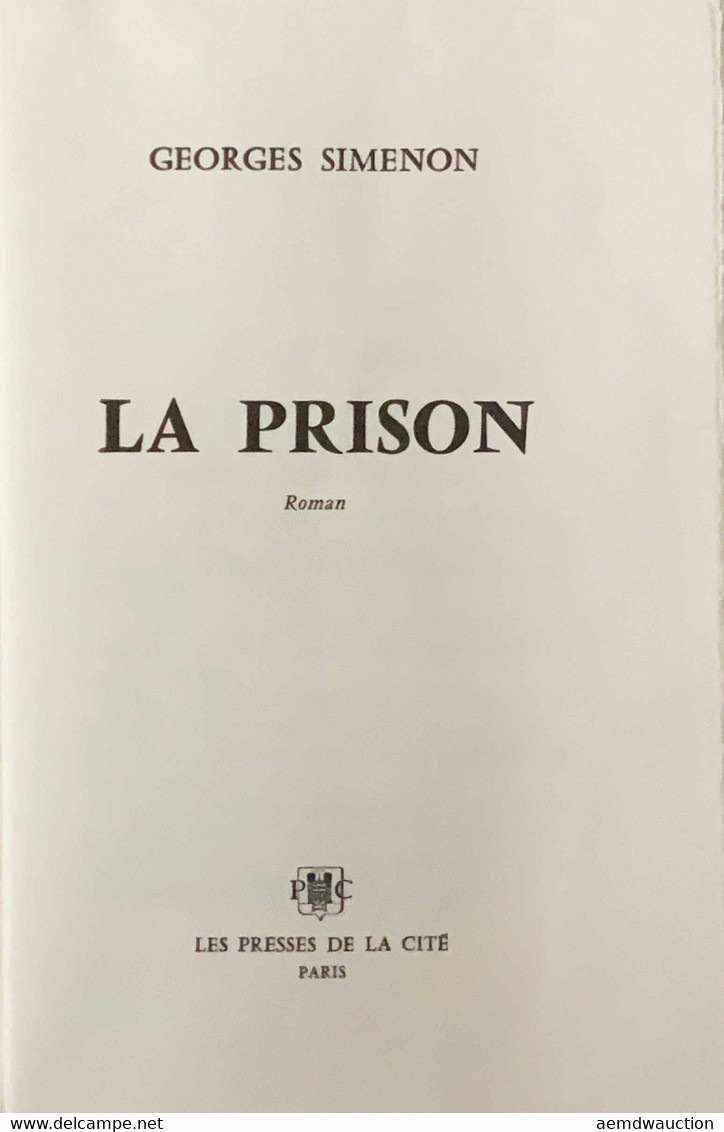 Georges SIMENON - La Prison. - Sonstige & Ohne Zuordnung