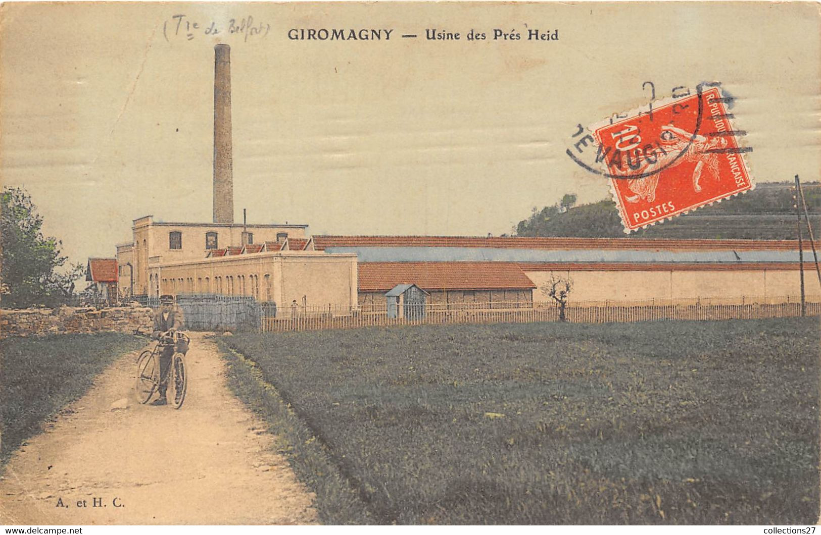 90-GIRONMAGNY- USINE DES PRES HEID - Giromagny