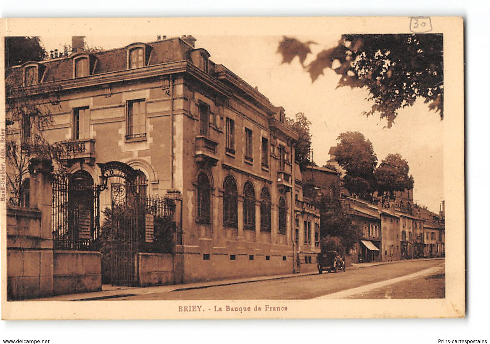 CPA 54 Briey La Banque De France - Briey