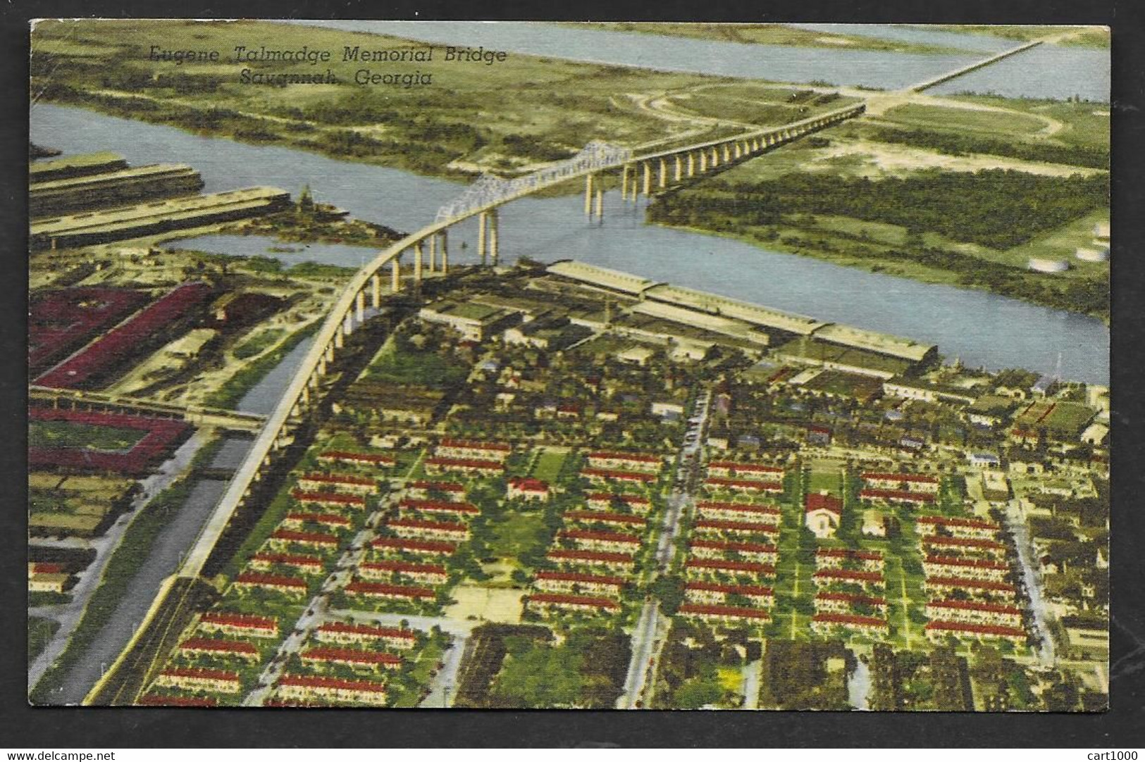 THE EUGENE TALMADGE BRIDGE SAVANNAH GEORGIA 1955 N° B697 - Savannah