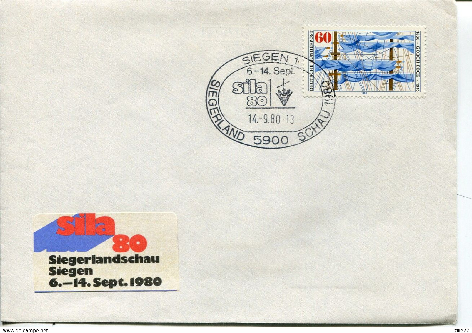Germany Special Cover - Siegen Exhibition Sila80 - 2000 – Hannover (Duitsland)