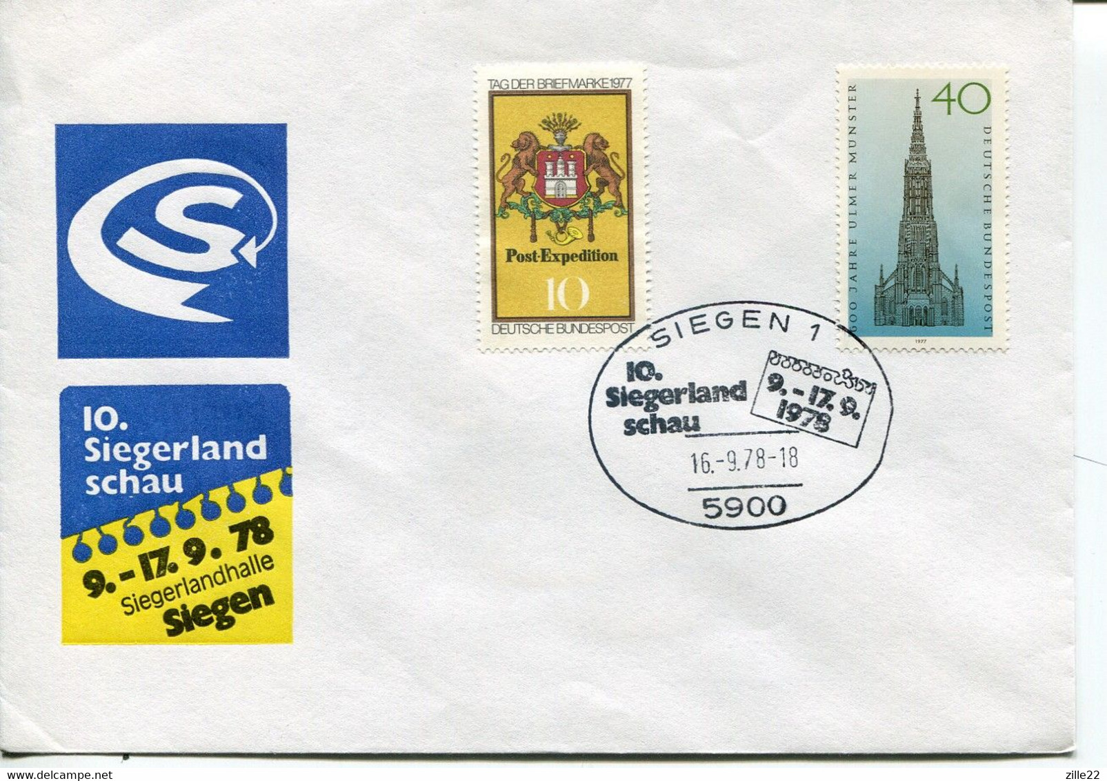 Germany Special Cover - Siegen Exhibition Sila80 - 2000 – Hanovre (Allemagne)
