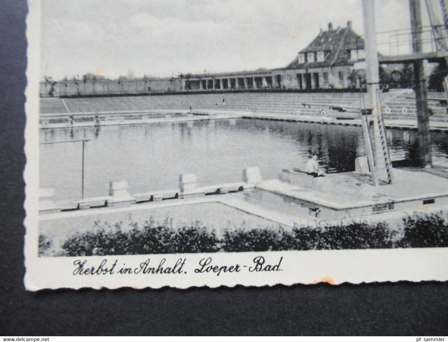 AK / Feldpost AK Mit SST Zerbst Vom 8.7.1940 Foto AK Zerbst In Anhalt Loeper Bad Mit Hakenkreuz Denkmal - Zerbst