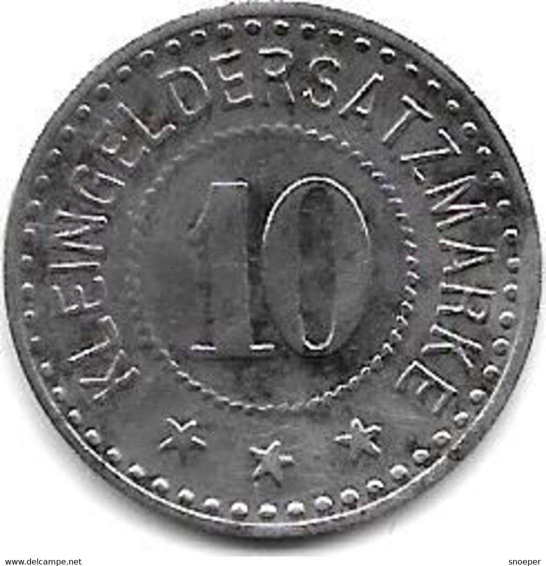 *notgeld Coburg 10 Pfennig  1917  Fe    81.5a - Other & Unclassified