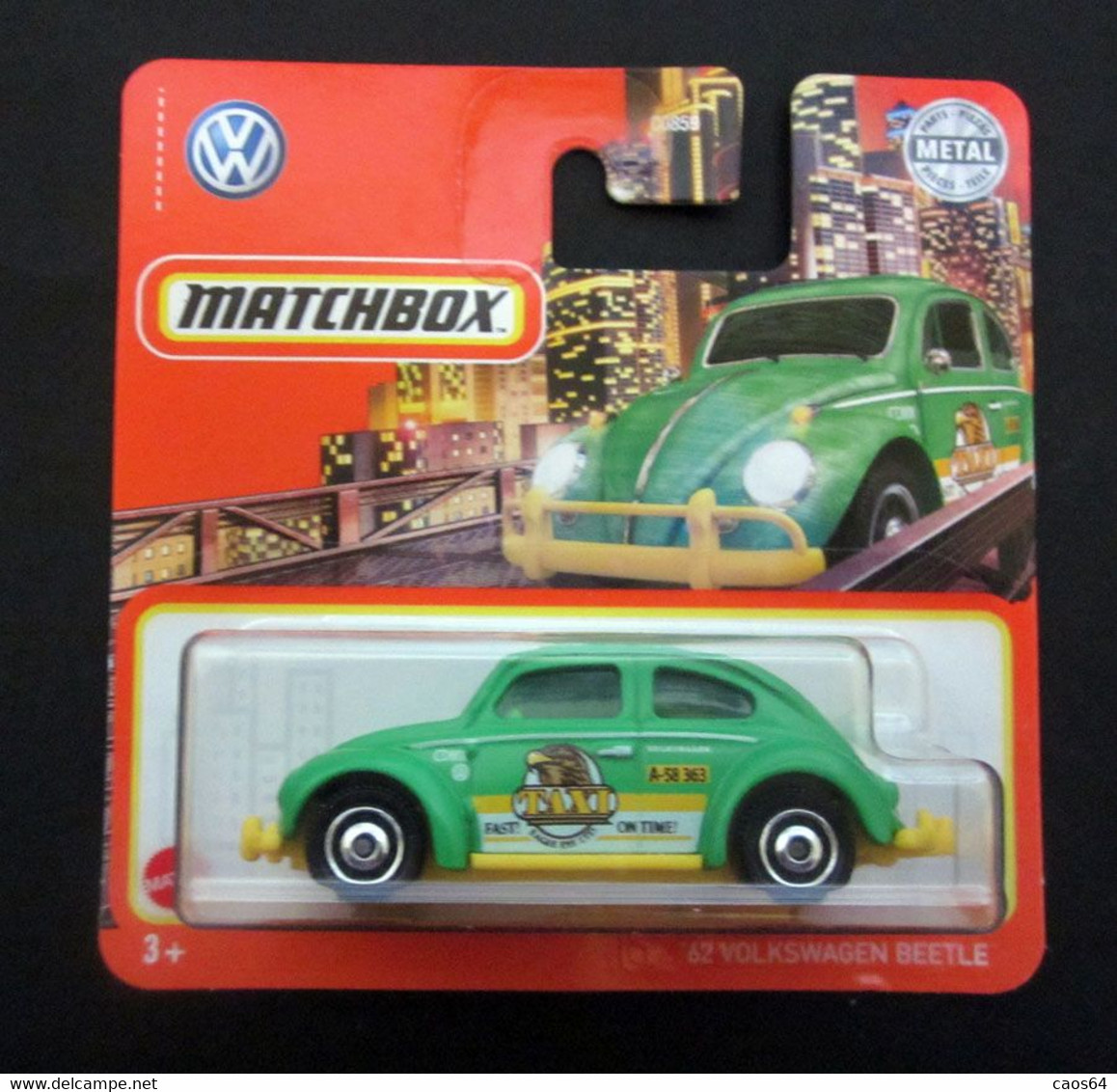 '62 Volkswagen Beetle  Matchbox   NEW BLISTER - Matchbox (Mattel)