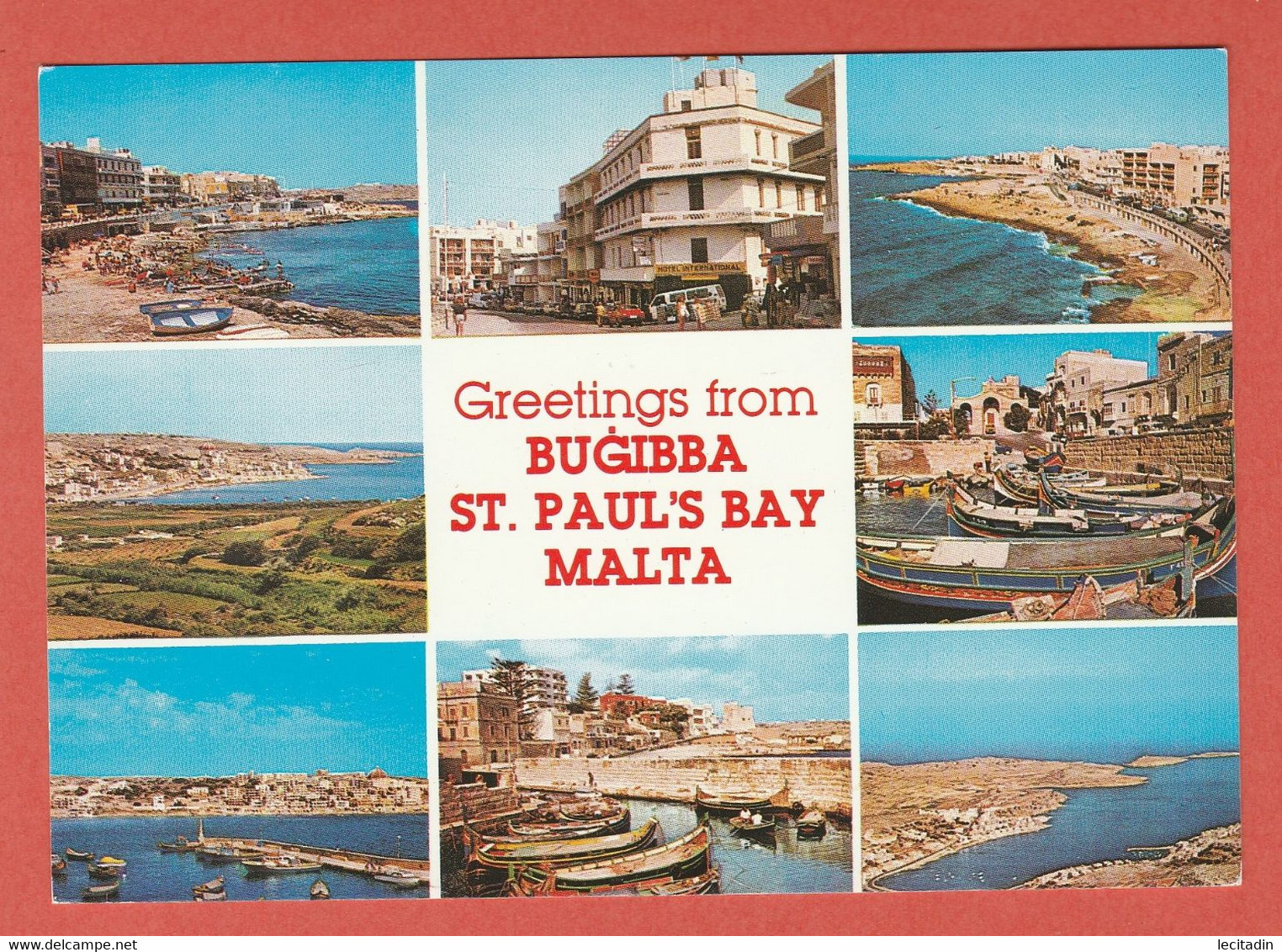 CP EUROPE MALTE 3 Multi-Vues Bugibba Et St Paul Bay - Malte