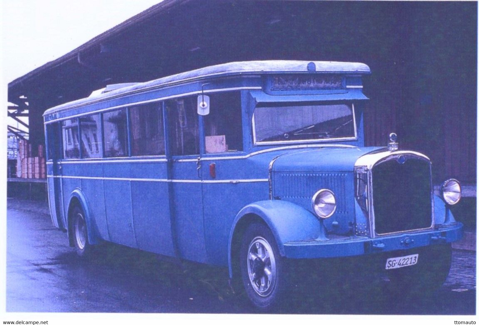 Ancienne Autobus Rapperswill En Suisse En 1967  -  15x10cms PHOTO - Buses & Coaches
