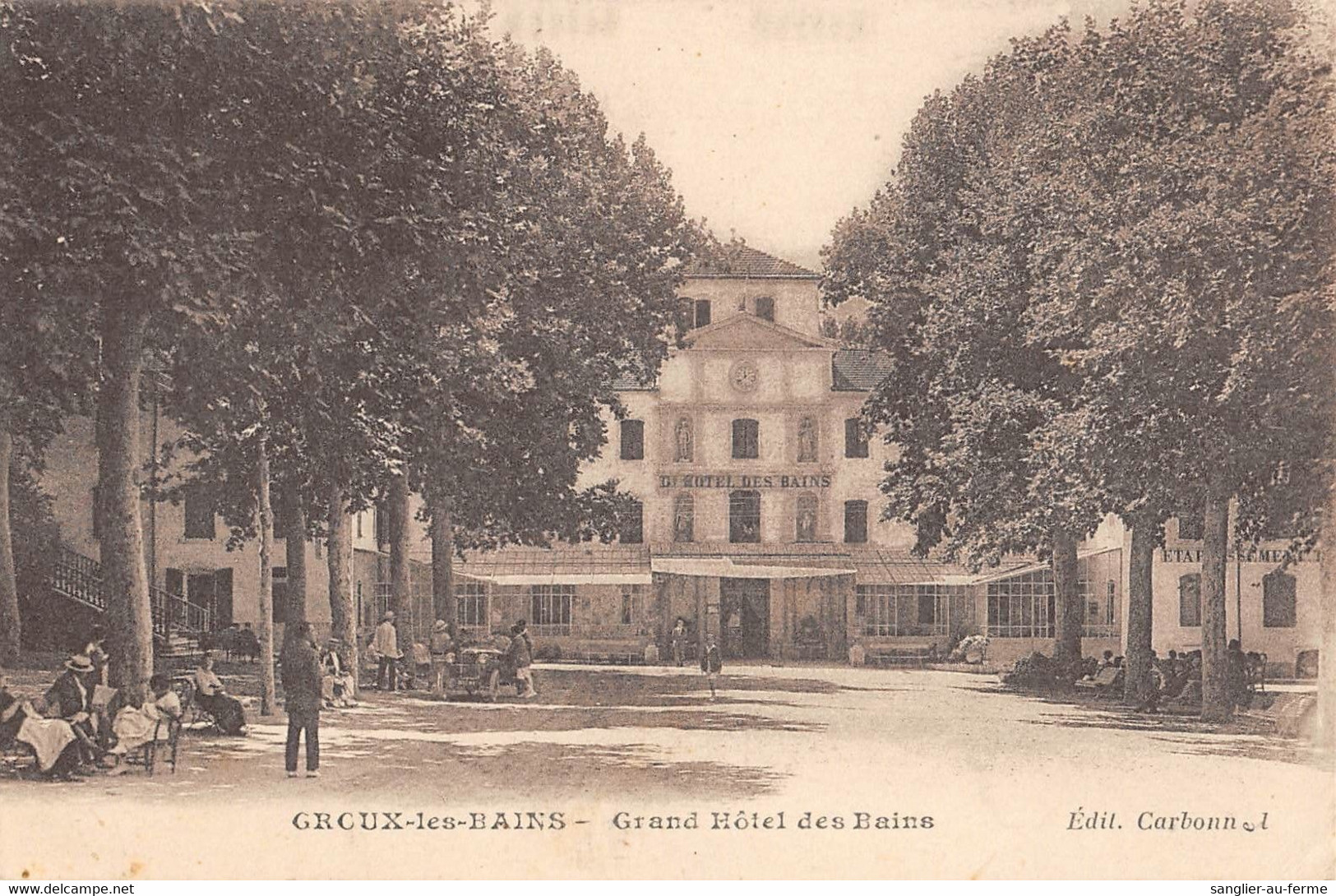 CPA 04 GREOUX LES BAINS GRAND HOTEL DES BAINS - Gréoux-les-Bains