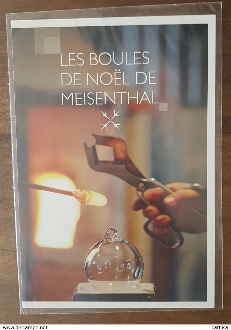 Collector Boules De Noel De Meisenthal 2014 - 10 Timbres Adhésifs - Le Travail Du Verre - Sous Blister Non Ouvert - Other & Unclassified