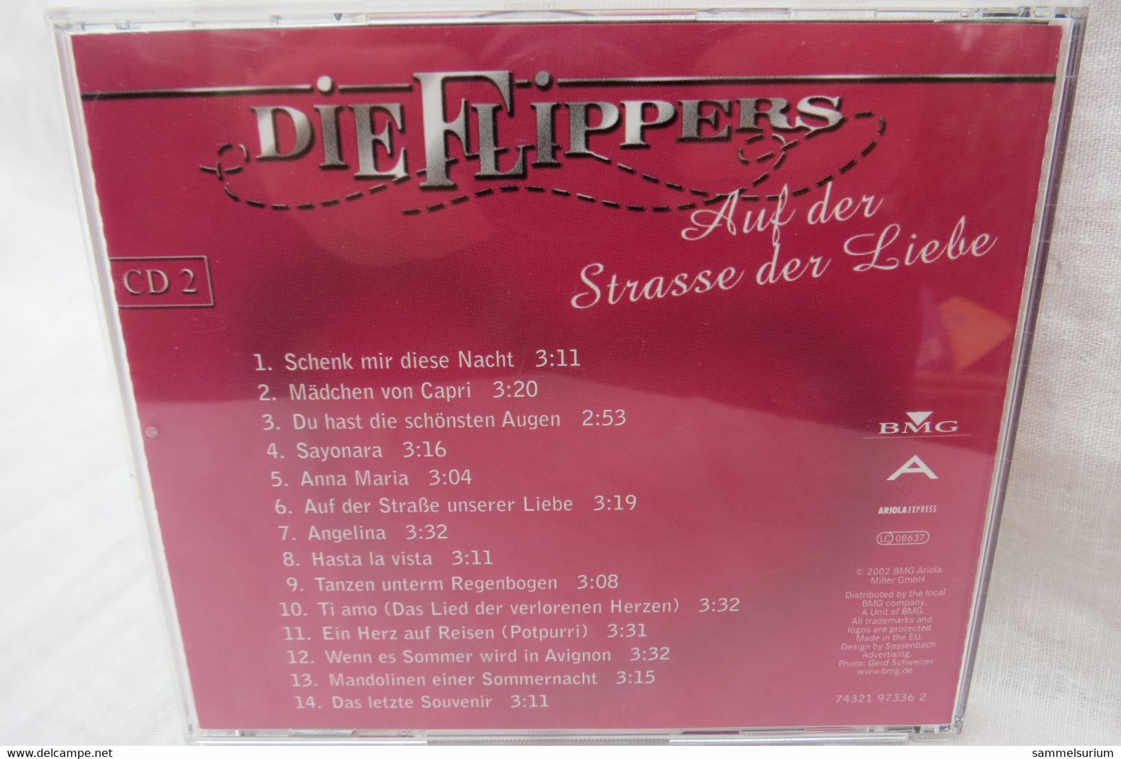 CD "Die Flippers" CD 2 Auf Der Strasse Der Liebe - Autres - Musique Allemande