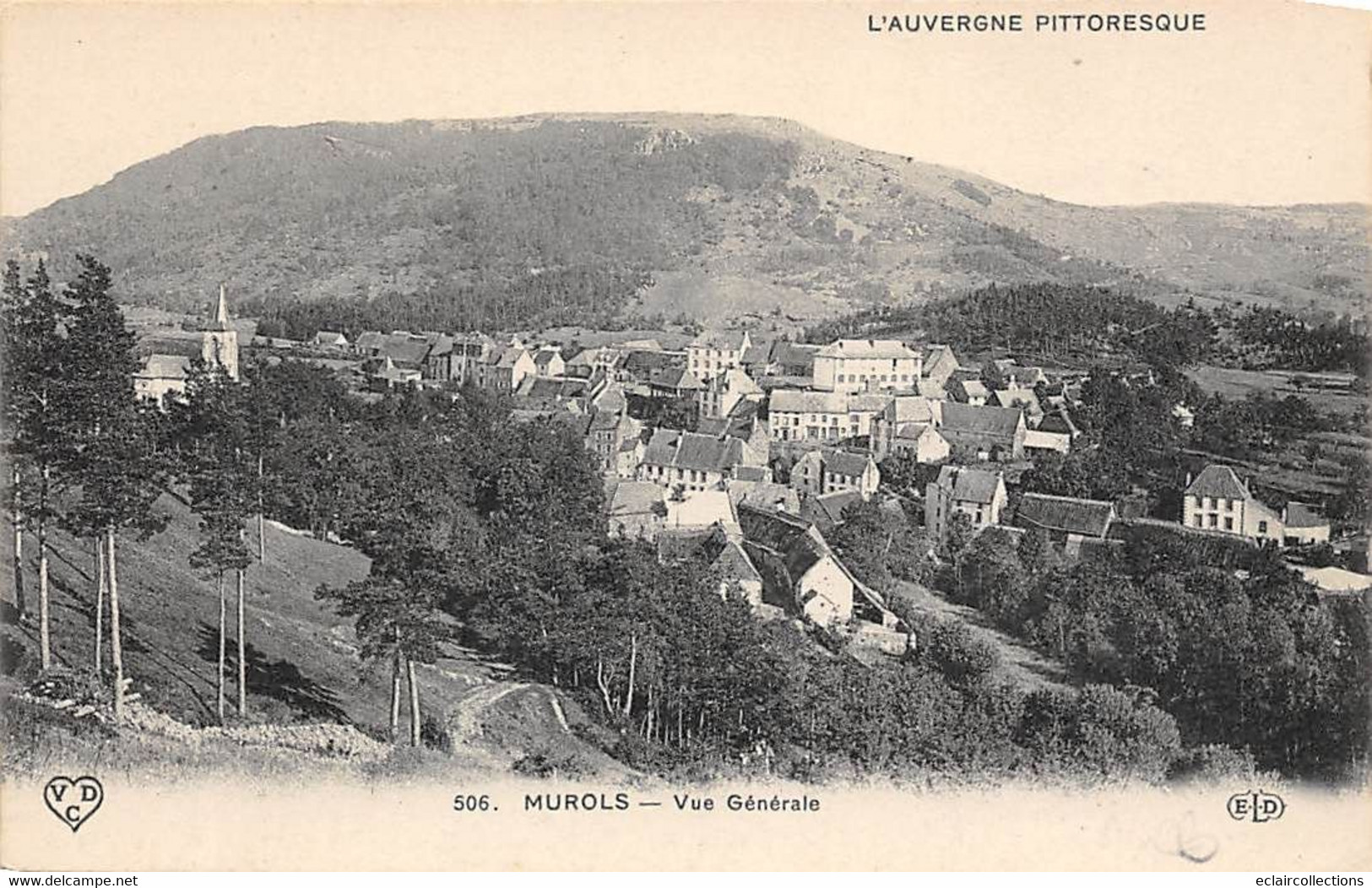 Murols           63         Le Village Vue Générale   N° 506       (voir Scan) - Other & Unclassified