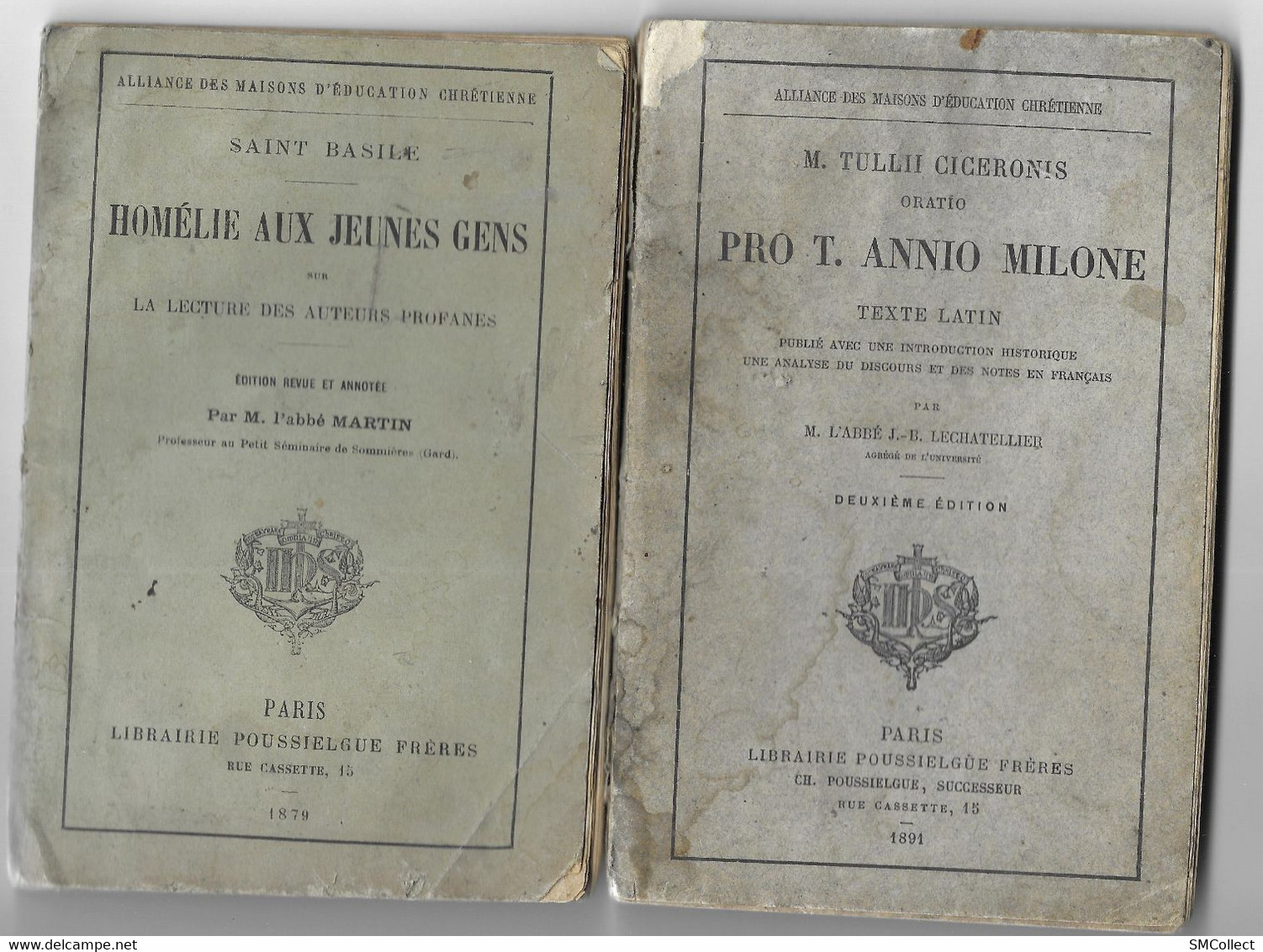 Alliance Des Maisons D'éducation Chrétienne. Lot De 2 Livrets, Un En Grec (édit. 1879), L'autre En Latin (édit. 1891) - Scolastici