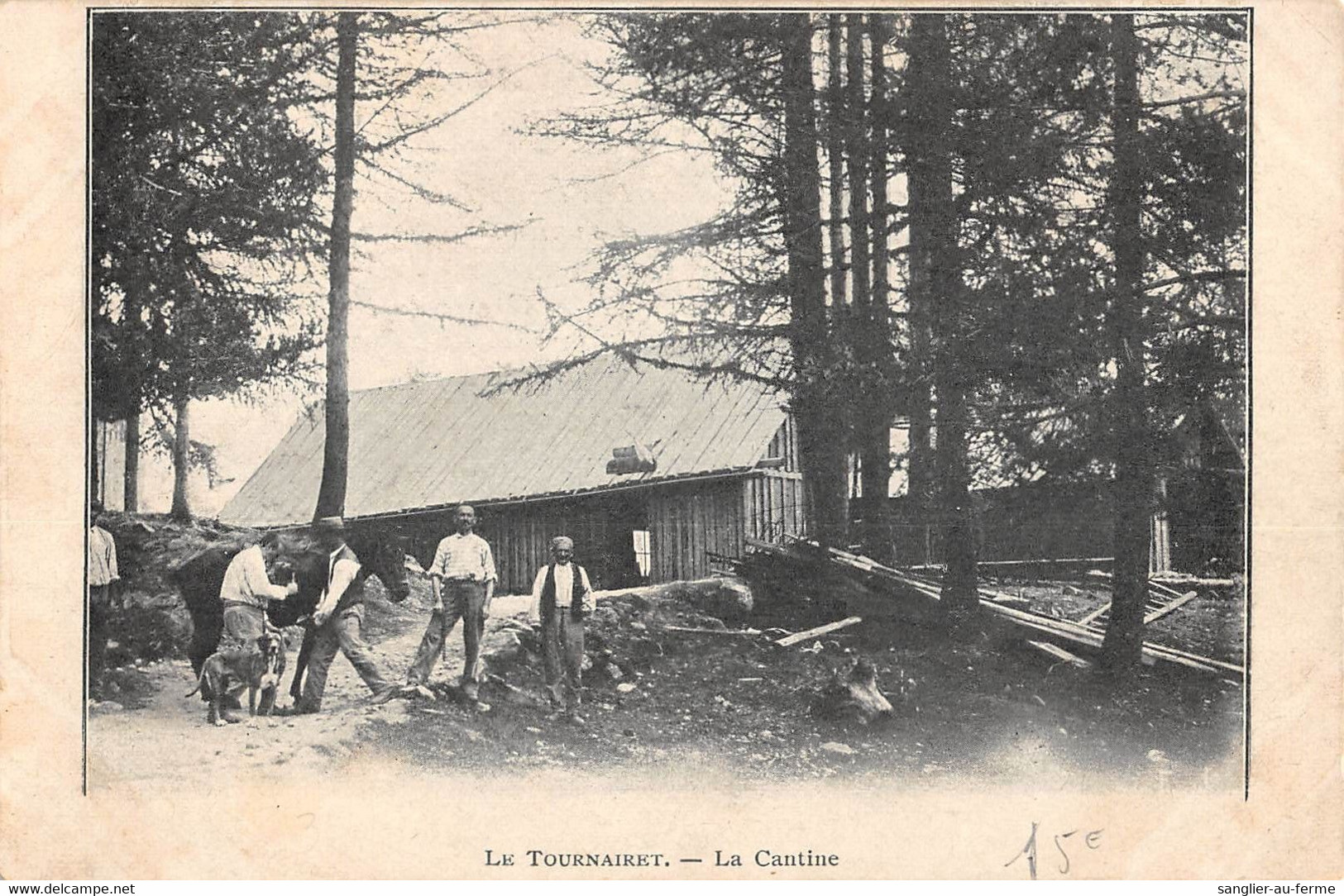 CPA 06 LE TOURNAIRET LA CANTINE - Autres & Non Classés