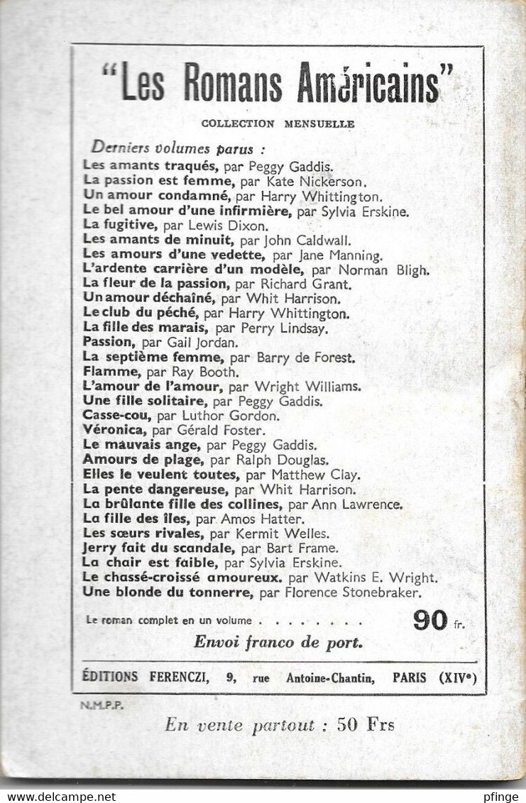 Le Corps Maquillé Par Alain Martial  - Le Verrou N°40 - Ferenczi - - (illustration : Sogny ) - Ferenczi