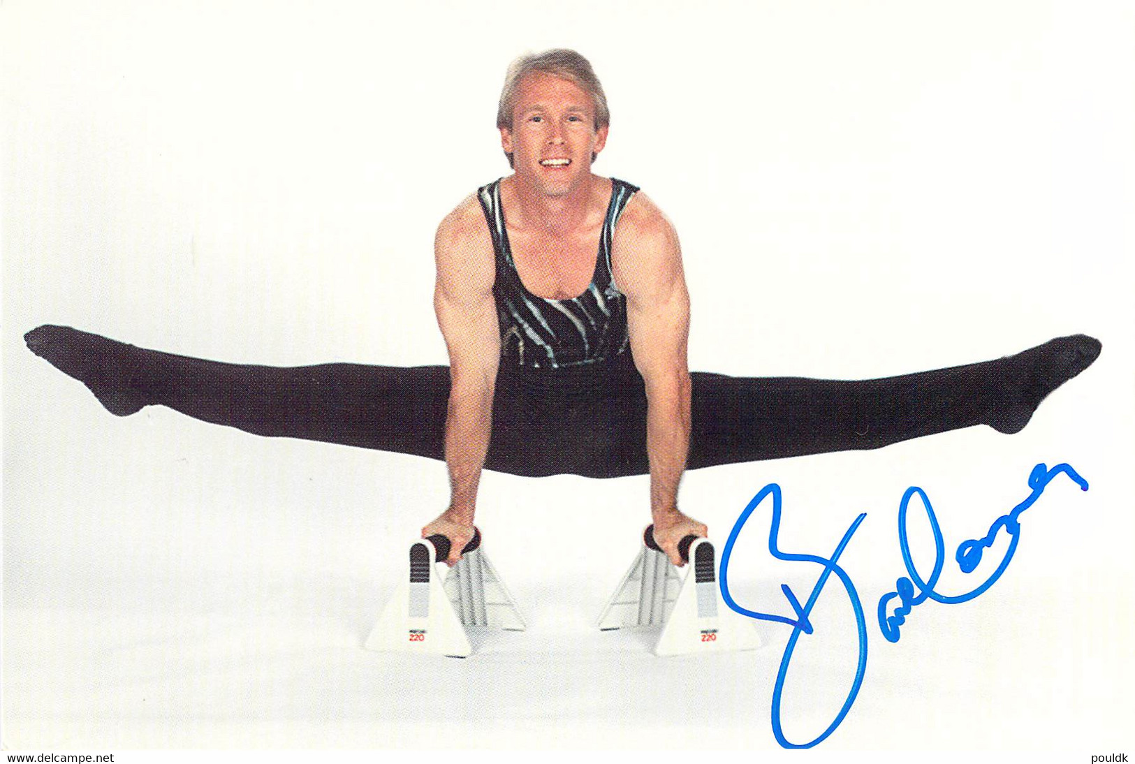 Bart Conner, USA Gymnastics, Olympic Gold Medal Signed Mint Postcard (G126-61) - Gymnastiek