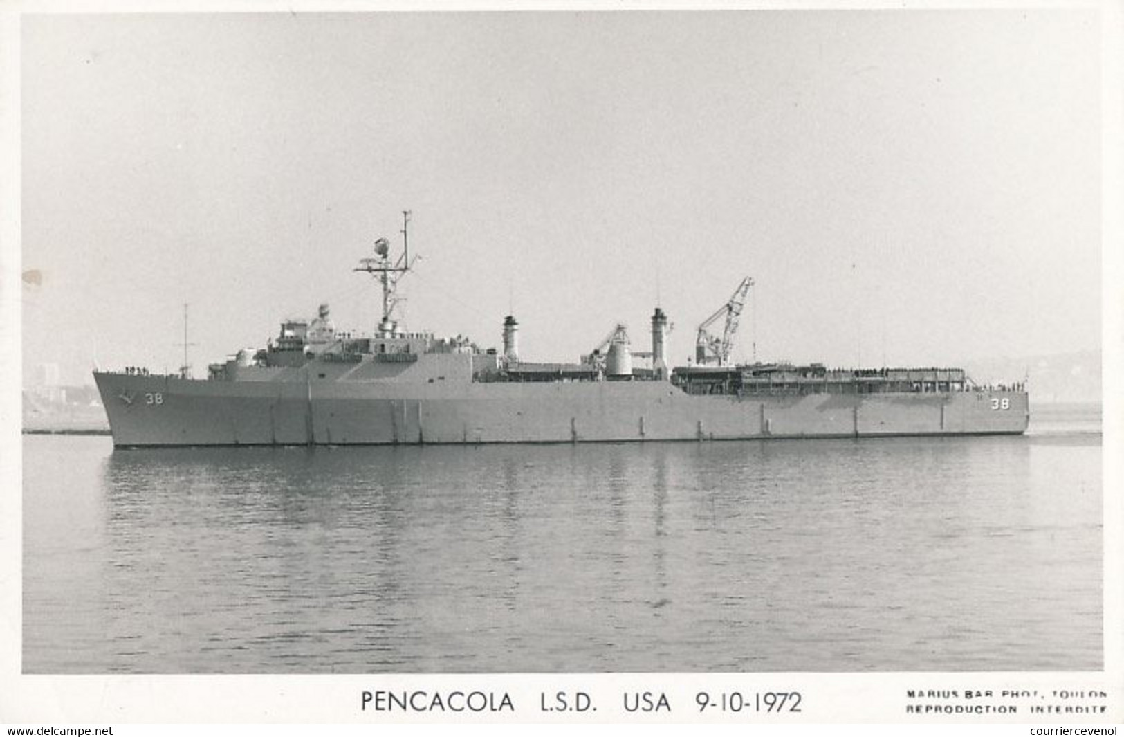 CPSM Photographique - PENCACOLA L.S.D. - USA 9/10/1972 - Warships