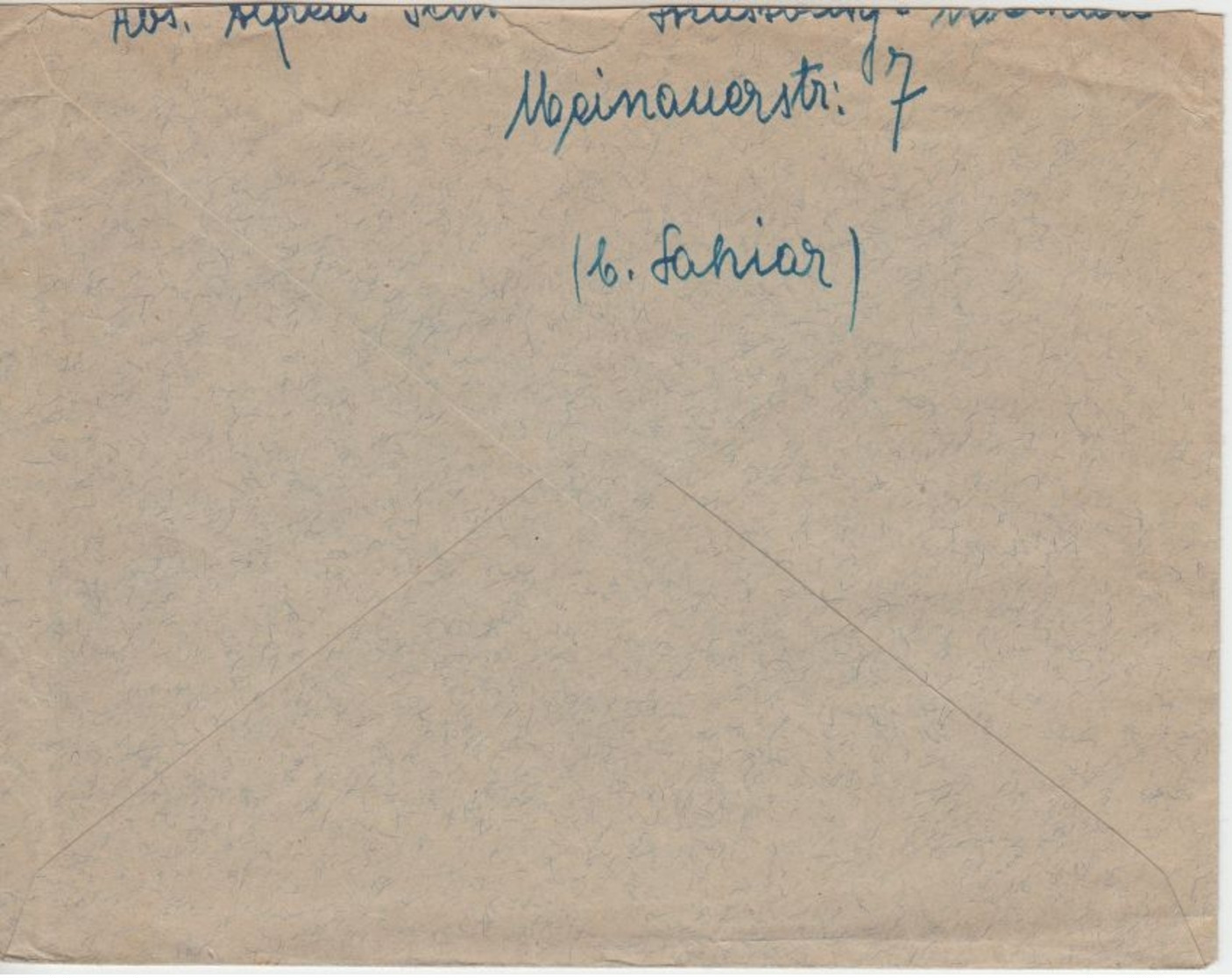 Dt.Bes. Elsass - 12 Pfg. Hindenburg/Überdruck Eilbrief Strassburg-Meinau 1941 N. - Other & Unclassified