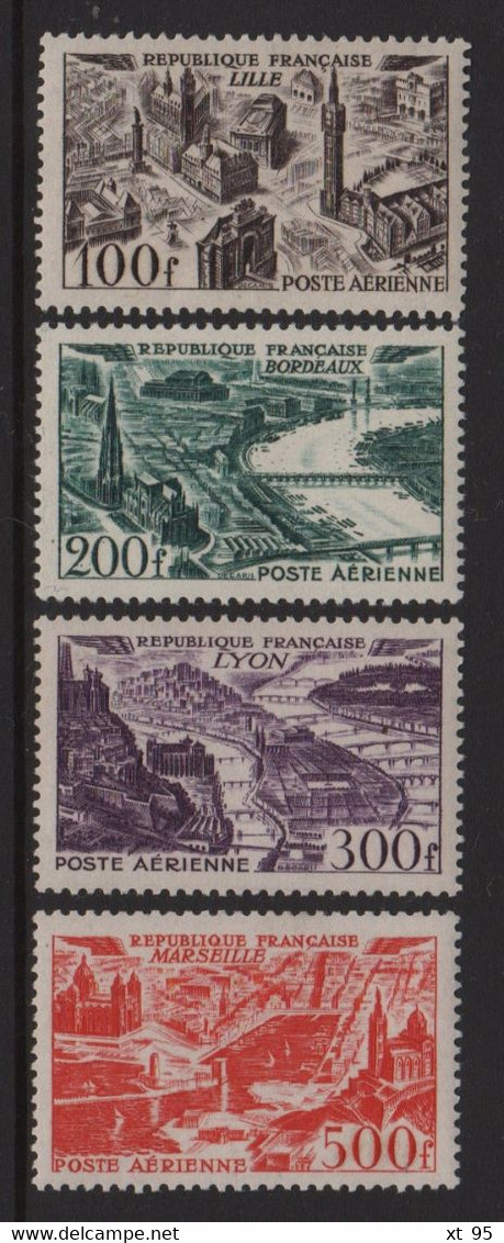 Poste Aerienne - N°24 à 27 - ** Neufs Sans Charniere - Cote 110€ - 1927-1959 Nuovi