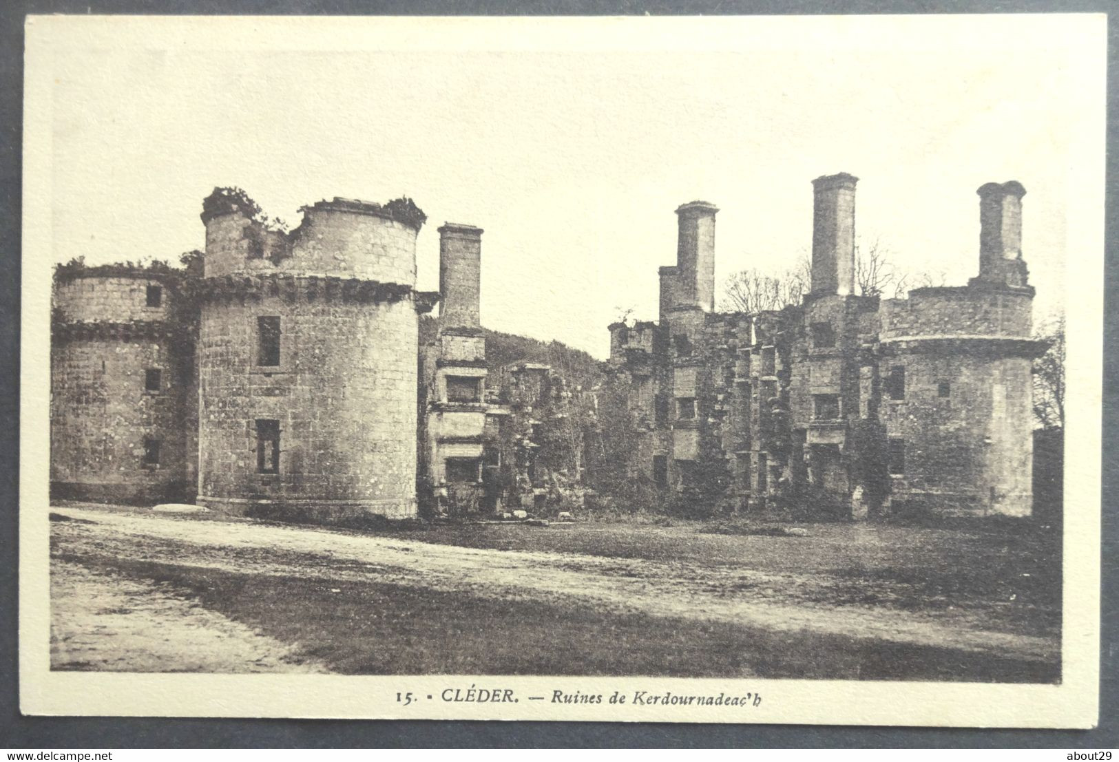 CPA 29 CLEDER - Ruines De Kerdournadeac'h - Collection Cautour Cléder N° 15 - Ref. B 96 - Cléder