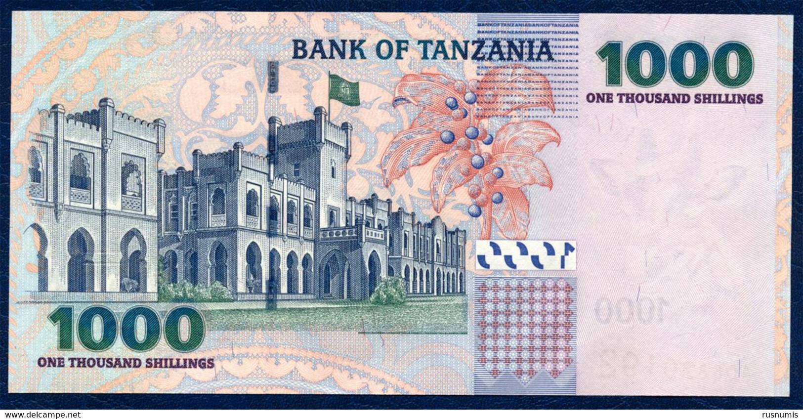 TANZANIA - TANZANIE - TANSANIA 1000 SHILLING P-36a President Julius Kambarage Nyerere - State House, Daressalam 2003 UNC - Tanzania